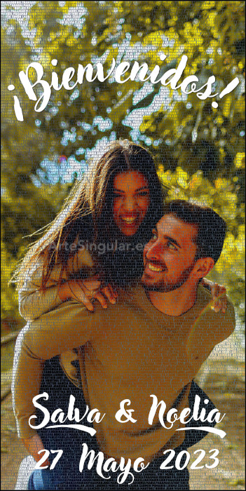 Cartel para boda